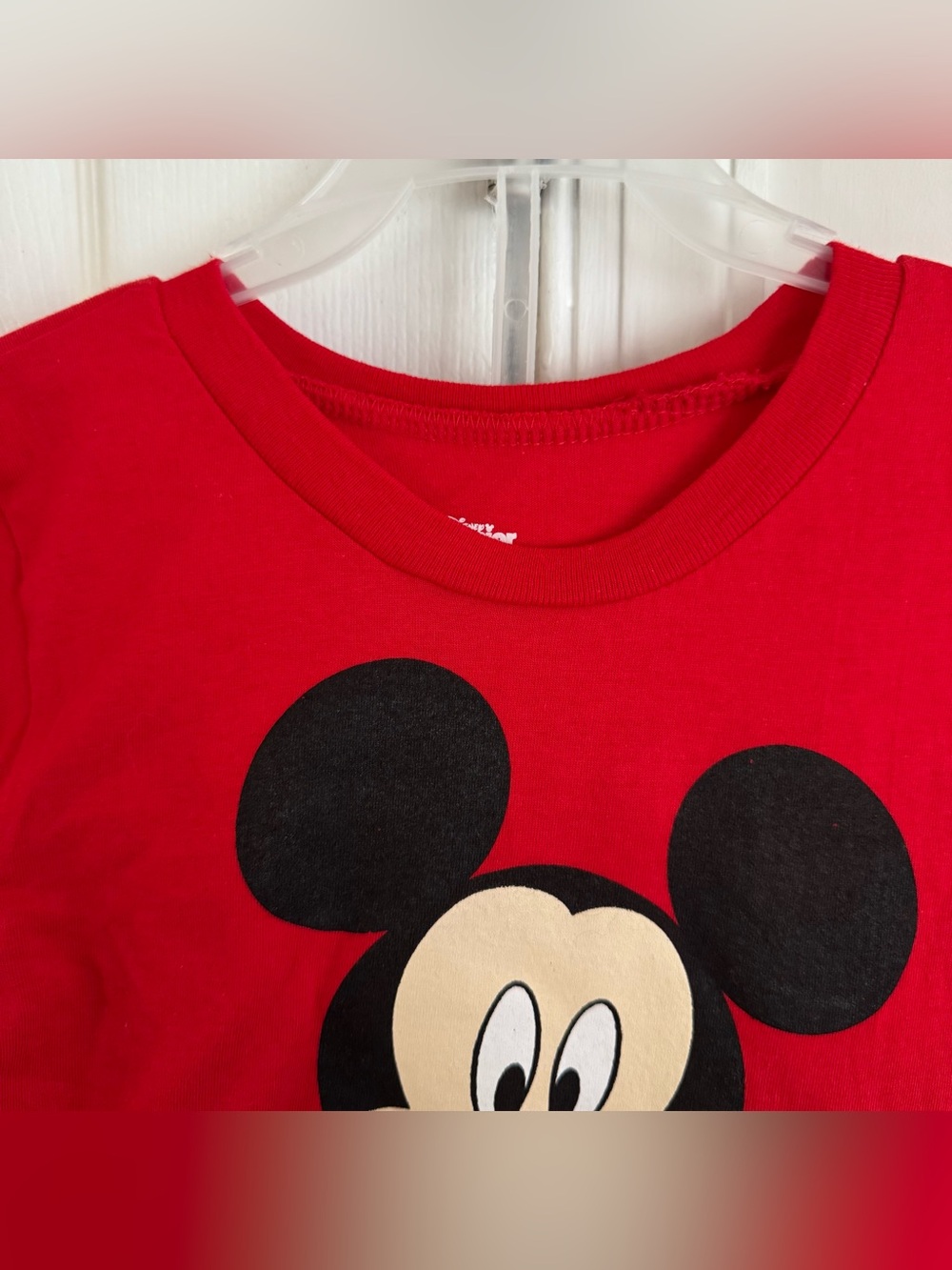 Disney Mickey Mouse Cool Guy Toddler Boys 3T 2 Piece Pajama Set Red Black NWT - Picture 5 of 16